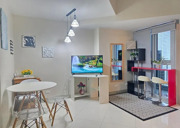 Urban Oasis At Bgc Uptown Parksuites With Balcony 300mbps Close To Uptown Mall Grand Hyatt Mitsukoshi And St Lukes Apartamento *