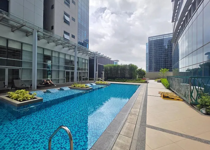 Urban Oasis At Bgc Uptown Parksuites With Balcony 300mbps Close To Uptown Mall Grand Hyatt Mitsukoshi And St Lukes Apartamento *